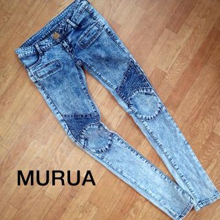 ムルーア(MURUA)のMURUA♡ケミカルデニムパギンス(デニム/ジーンズ)