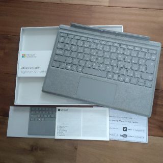 マイクロソフト(Microsoft)のMicrosoft surface Signature　グレー(PC周辺機器)