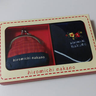 ヒロミチナカノ(HIROMICHI NAKANO)のnakano hiromichi ミニがま口 小銭入れ ハンドタオル セット(コインケース)