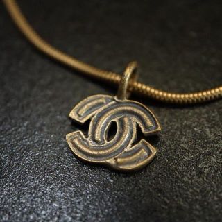 シャネル(CHANEL)の✨良品✨ シャネル ブレスレット チェーン ココ ゴールド 01P シンプル(ブレスレット/バングル)