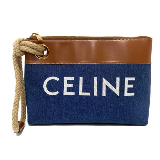 celine(セリーヌ)のセリーヌ クラッチバッグ - デニム×レザー レディースのバッグ(クラッチバッグ)の商品写真