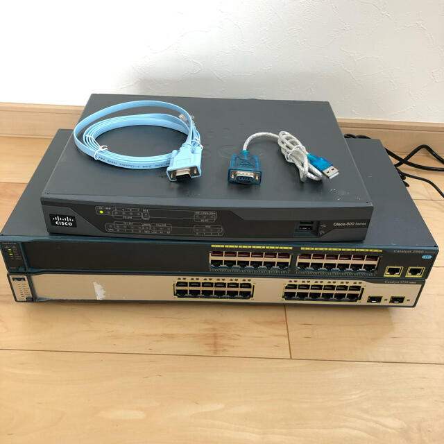 【CCNA、CCNP】Cisco ルータ、L3スイッチ、L2スイッチ色々セット