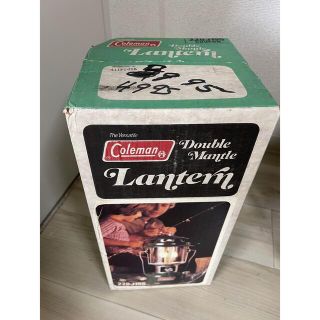 コールマン(Coleman)の奇跡コールマン大型ランタン220J195 オリジナル箱付き！　77年3月新品！！(ライト/ランタン)