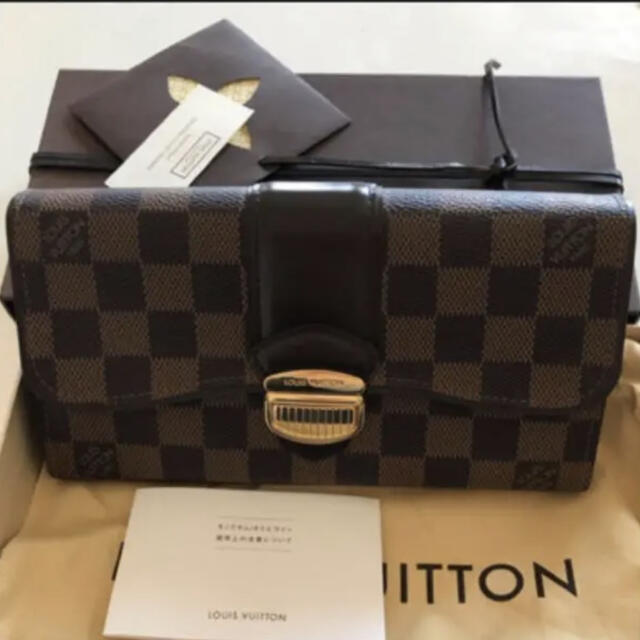 LOUIS VUITTON(ルイヴィトン)のダミエ長財布 レディースのファッション小物(財布)の商品写真