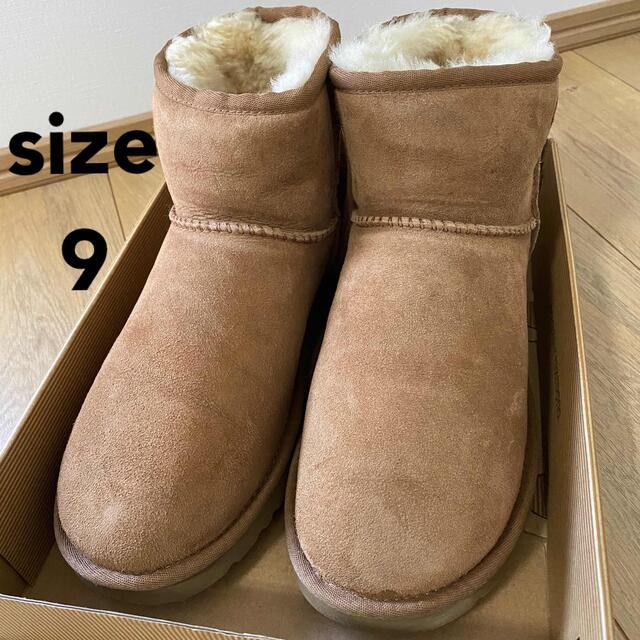 UGG classic mini Chestnut size 9