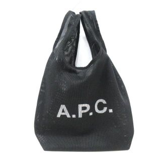 アーペーセー(A.P.C)のアーペーセー トートバッグ美品  黒×白(トートバッグ)