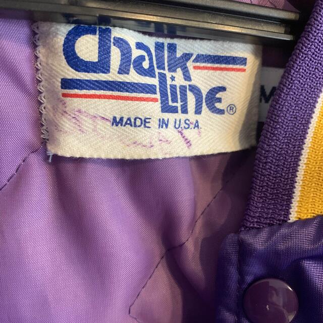 chalk line lakers スタジャン　チョークライン メンズのジャケット/アウター(スタジャン)の商品写真