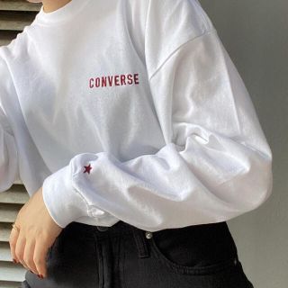 コンバース(CONVERSE)のconverse メロープリントT(Tシャツ/カットソー(七分/長袖))