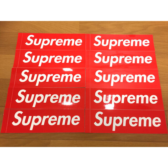 売れ筋ランキング Supreme ボックスロゴステッカー 10枚セット