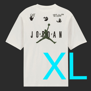 ナイキ(NIKE)のjordan×off-white オフホワイト ジョーダン Tシャツ XL(Tシャツ/カットソー(半袖/袖なし))
