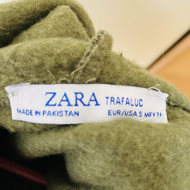 ZARA(ザラ)のZARA パーカー　カーキ レディースのトップス(パーカー)の商品写真