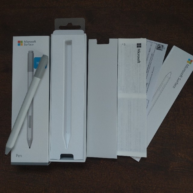 Microsoft(マイクロソフト)のMicrosoft　surface Pen　EYU-00015 シルバー スマホ/家電/カメラのPC/タブレット(PC周辺機器)の商品写真