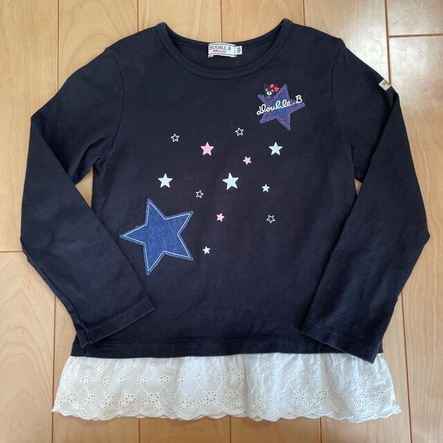 DOUBLE.B(ダブルビー)のミキハウス　ダブルＢ　長袖Tシャツ　120 キッズ/ベビー/マタニティのキッズ服女の子用(90cm~)(Tシャツ/カットソー)の商品写真