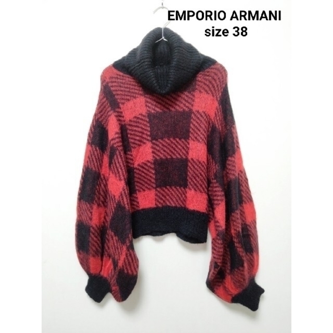 Emporio Armani(エンポリオアルマーニ)ののん着　EMPORIO ARMANI パフスリーブ モヘアニット レディースのトップス(ニット/セーター)の商品写真