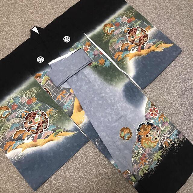 刺繍入り❗️ お宮参り着物男の子♦︎祝い着産着初着のしめ掛け 刺繍入り❗️ お宮参り着物男の子♦︎祝い着産着初着のしめ掛け
