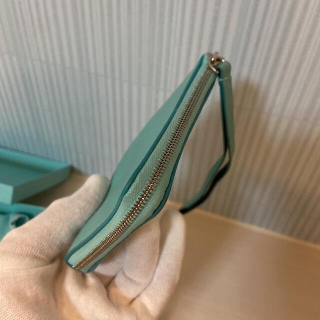 Tiffany & Co.(ティファニー)のティファニー　レザーコインケース　カード　フラグメントケース　ミニ財布　小銭入れ レディースのファッション小物(コインケース)の商品写真