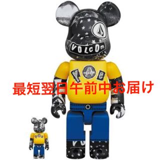 メディコムトイ(MEDICOM TOY)のBe@rbrick Volcom MEDICOM TOY  400%100%新品(その他)