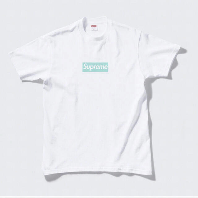 トップスsupreme× Tiffany ボックスロゴ　M サイズ　即日発送