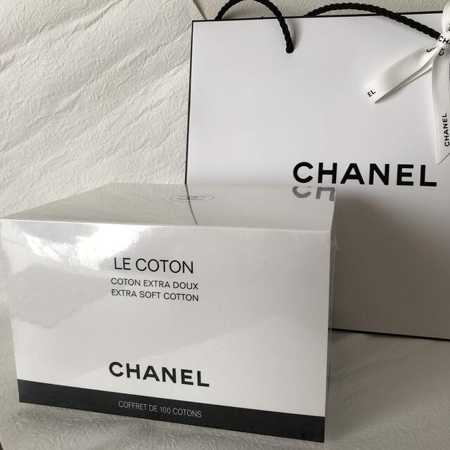 CHANEL(シャネル)のCHANELシャネルコットン(未開封品)プレゼントラッピング コスメ/美容のメイク道具/ケアグッズ(コットン)の商品写真