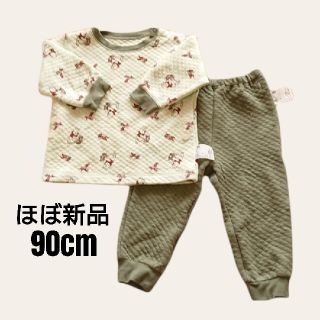 ユニクロ(UNIQLO)の【U-ki様専用】ユニクロ パジャマ 90cm 長袖 くまのプーさん(パジャマ)