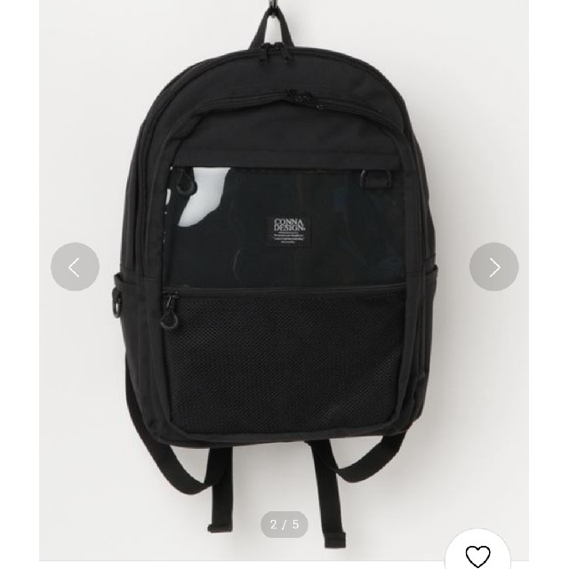 CONNA DESIGN　ブラック　バックパック レディースのバッグ(リュック/バックパック)の商品写真