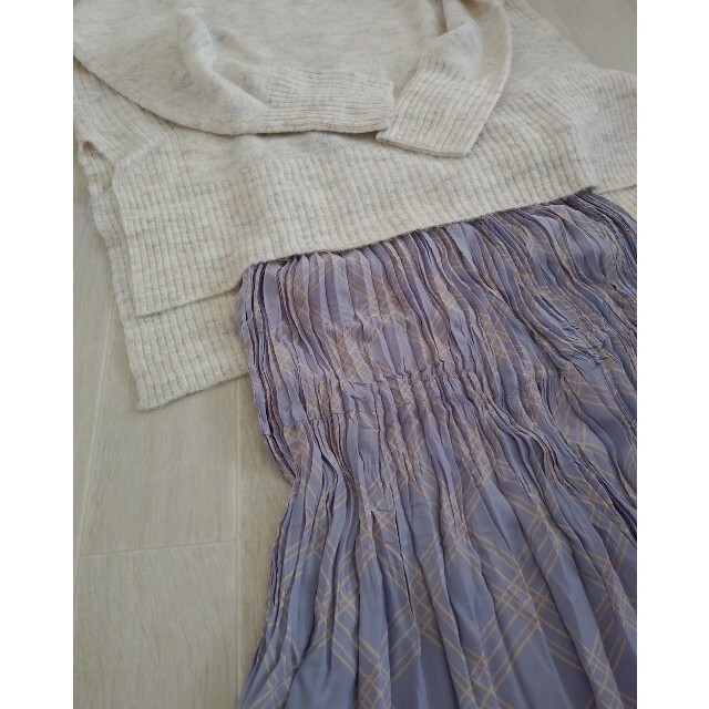 UNIQLO(ユニクロ)のユニクロ ×イネス　ツイストプリーツロングスカート レディースのスカート(ロングスカート)の商品写真