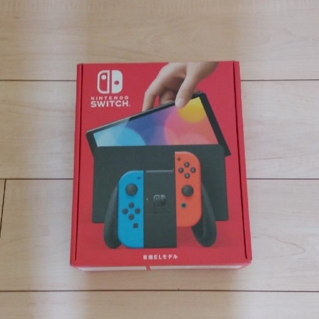 新品 Nintendo Switch 有機ELモデル ネオンブルー/レッド c
