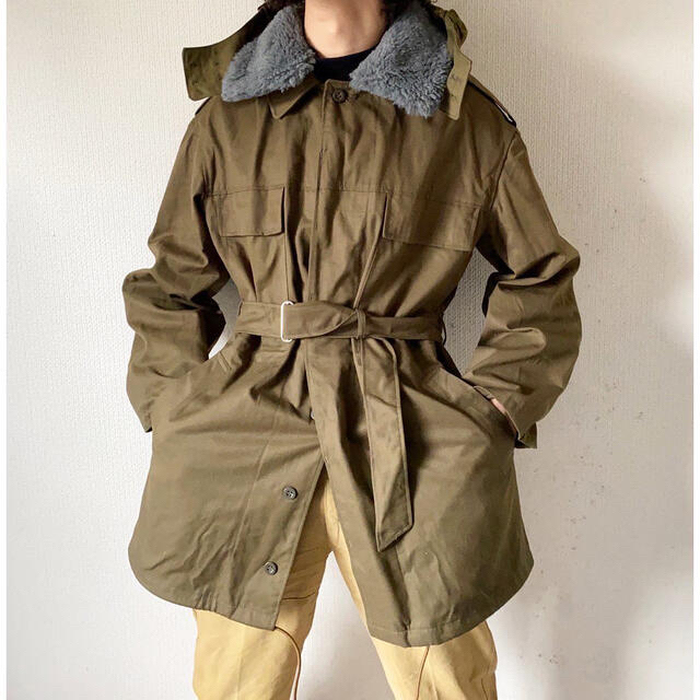 dead stock vintage チェコ軍 ボア モッズコート ジャケット-