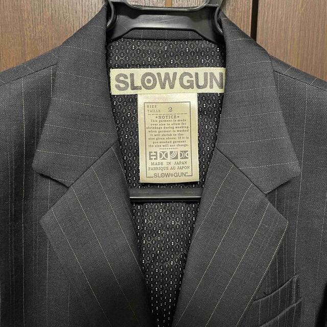 【美品】値下げ　SlowGun ストライプスーツ 1