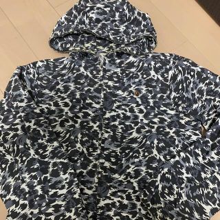 アベイシングエイプ(A BATHING APE)の激安M！ BAPEレパードカモナイロンフードジャケット(ナイロンジャケット)