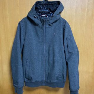 トミー(TOMMY)のTommy 2層構造ダウンジャケット　グレー　S(ダウンジャケット)