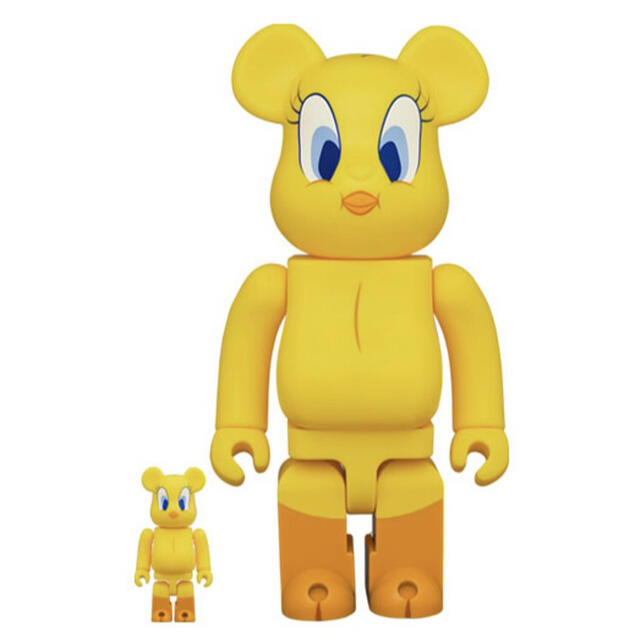 MEDICOM TOY(メディコムトイ)のBE@RBRICK TWEETY 100％ & 400％ エンタメ/ホビーのフィギュア(その他)の商品写真