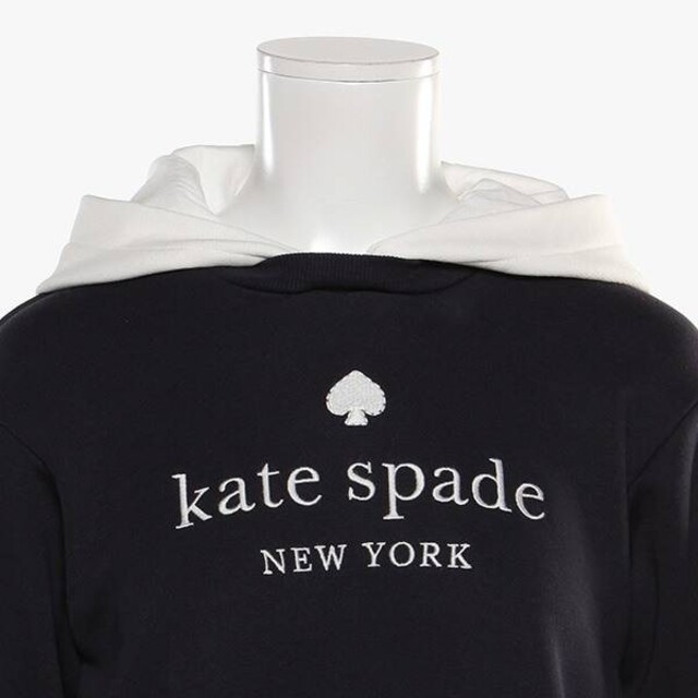 kate spade new york(ケイトスペードニューヨーク)のケイトスペード　バイカラーロゴドレス　新品未使用　ワンピース キッズ/ベビー/マタニティのキッズ服女の子用(90cm~)(ワンピース)の商品写真