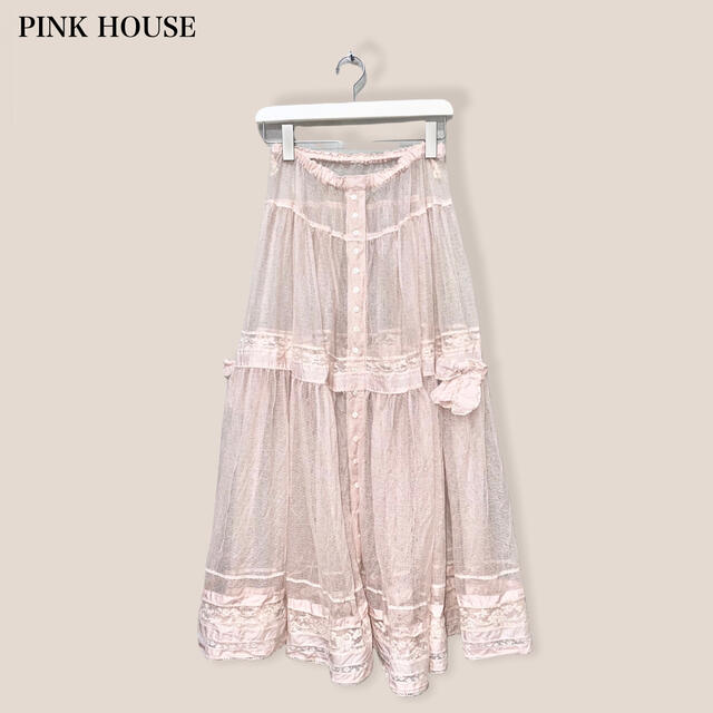 PINK HOUSE】チュールレースロングスカート ピンクハウス もらって