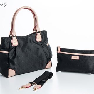 レノマ トートバッグ ブラック レノマパリス ジャガード2way