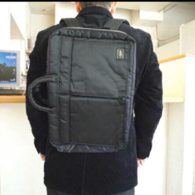 PORTER(ポーター)のPORTER 吉田カバン/ポーター タンカー 3wayブリーフケース ブラック メンズのバッグ(バッグパック/リュック)の商品写真