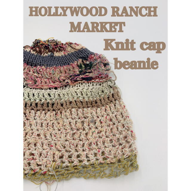 HOLLYWOOD RANCH MARKET(ハリウッドランチマーケット)の【聖林公司】HOLLYWOOD RANCH MARKET ニットキャップ メンズの帽子(ニット帽/ビーニー)の商品写真
