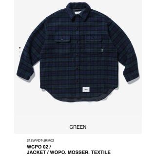 ダブルタップス(W)taps)のGREEN S 21AW WTAPS WCPO 02 / JACKET / WO(その他)