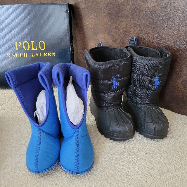 POLO RALPH LAUREN(ポロラルフローレン)のラルフローレン　キッズ　スノーブーツ　15.5cm　新品未使用 キッズ/ベビー/マタニティのキッズ靴/シューズ(15cm~)(ブーツ)の商品写真