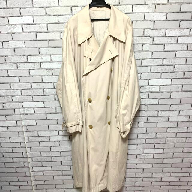 初期☆イッセイミヤケ 80s ベルト付き マキシ丈 デザインダブルロング