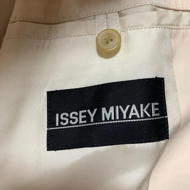 初期☆イッセイミヤケ 80s ベルト付き マキシ丈 デザインダブルロング