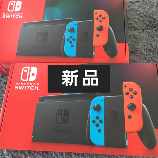 Nintendo　Switch　本体　ネオン　レッド　ブルー　新品　二台　2台