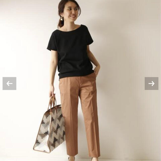 【新品・2019AW完売品】チノクロスストレッチパンツ ブラウン 40