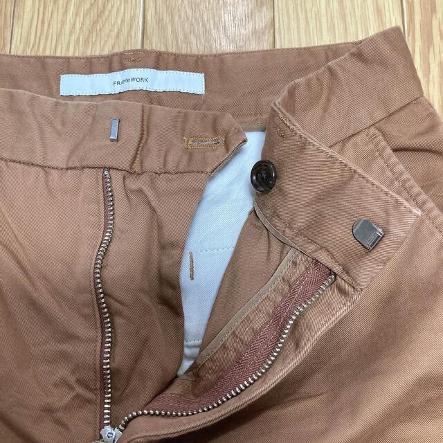 【新品・2019AW完売品】チノクロスストレッチパンツ ブラウン 40