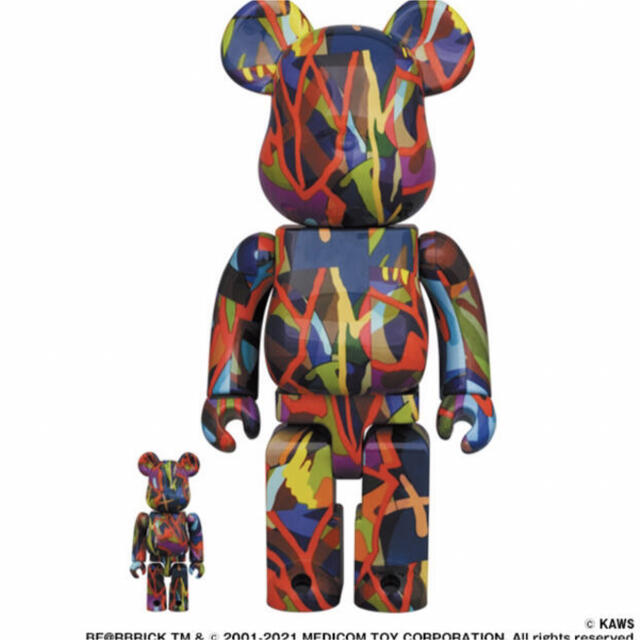 BE@RBRICK KAWS TENSION 100% & 400%