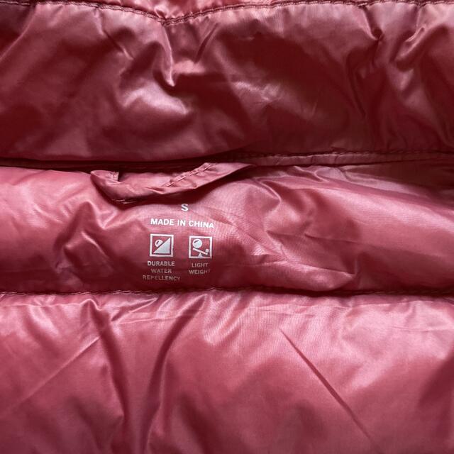 ウルトラライトダウン　ピンク　サイズS レディースのジャケット/アウター(ダウンジャケット)の商品写真