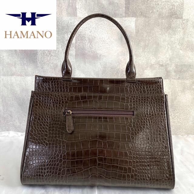 【超美品】HAMANO 濱野皮革工藝 皇室御用達 コッコリーブル ダークブラウン 1