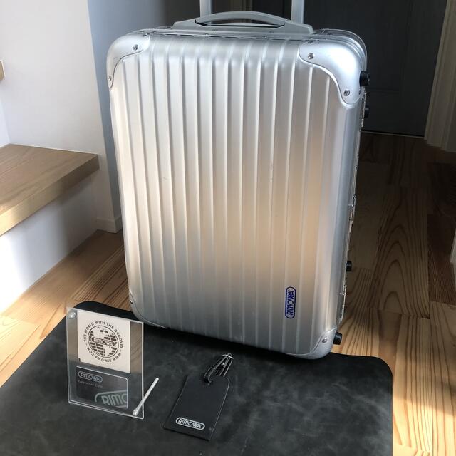 RIMOWA/リモワ 旧ロゴ  35L 付属品付！ アルミニウム ダイヤルロック