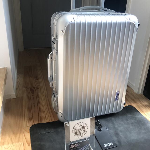 RIMOWA/リモワ 旧ロゴ 35L 付属品付! アルミニウム ダイヤルロック
