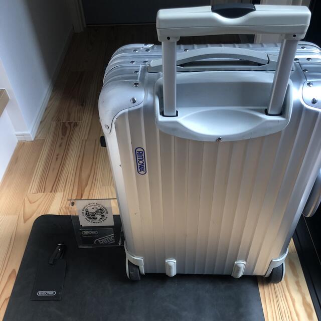 RIMOWA/リモワ 旧ロゴ 35L 付属品付! アルミニウム ダイヤルロック
